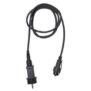 Кабель  1,8м+1,5м черный стартовый с трансформатором 20,4VA System 24 IP44 outdoor