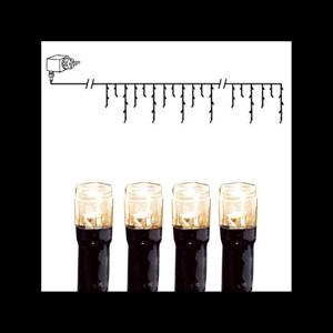Гирлянда дождь  4х0,4м теплобелая кабель черный 144диода LED outdoor