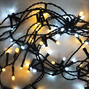 Гирлянда дождь  4х0,4м тепло/холоднобелая 144диода LED outdoor
