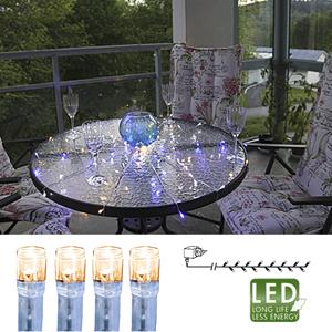 Гирлянда цепочка   8,0м теплобелая  80диодов LED outdoor