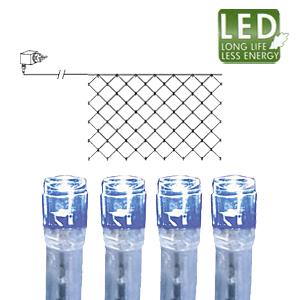 Гирлянда сетка     2х1м голубая 90диодов LED outdoor