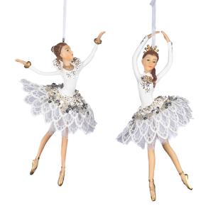 Декор Балерина в белом платье 16,5см 2 в ассорт TR 20471