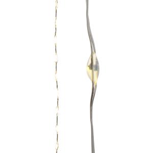 Гирлянда нить 1,6м теплобелая 3 батарейки АА 6ч таймер 100диодов LED MICRO indoor