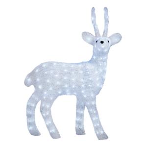 Декорация светодиодная Олень 97см холоднобелый прозрачный кабель 5м 180диодов LED outdoor