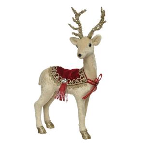Декорация Олень с седлом 19х30см