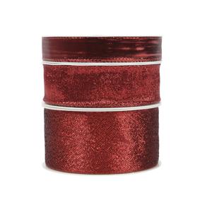 Лента д/подарков красная 200х4см/300х2,5см/400х1,5см  3 в ассорт купить в Алматы оптом