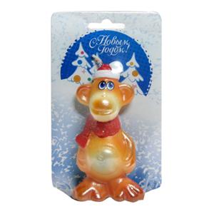 Свеча Обезьянка весельчак h9см