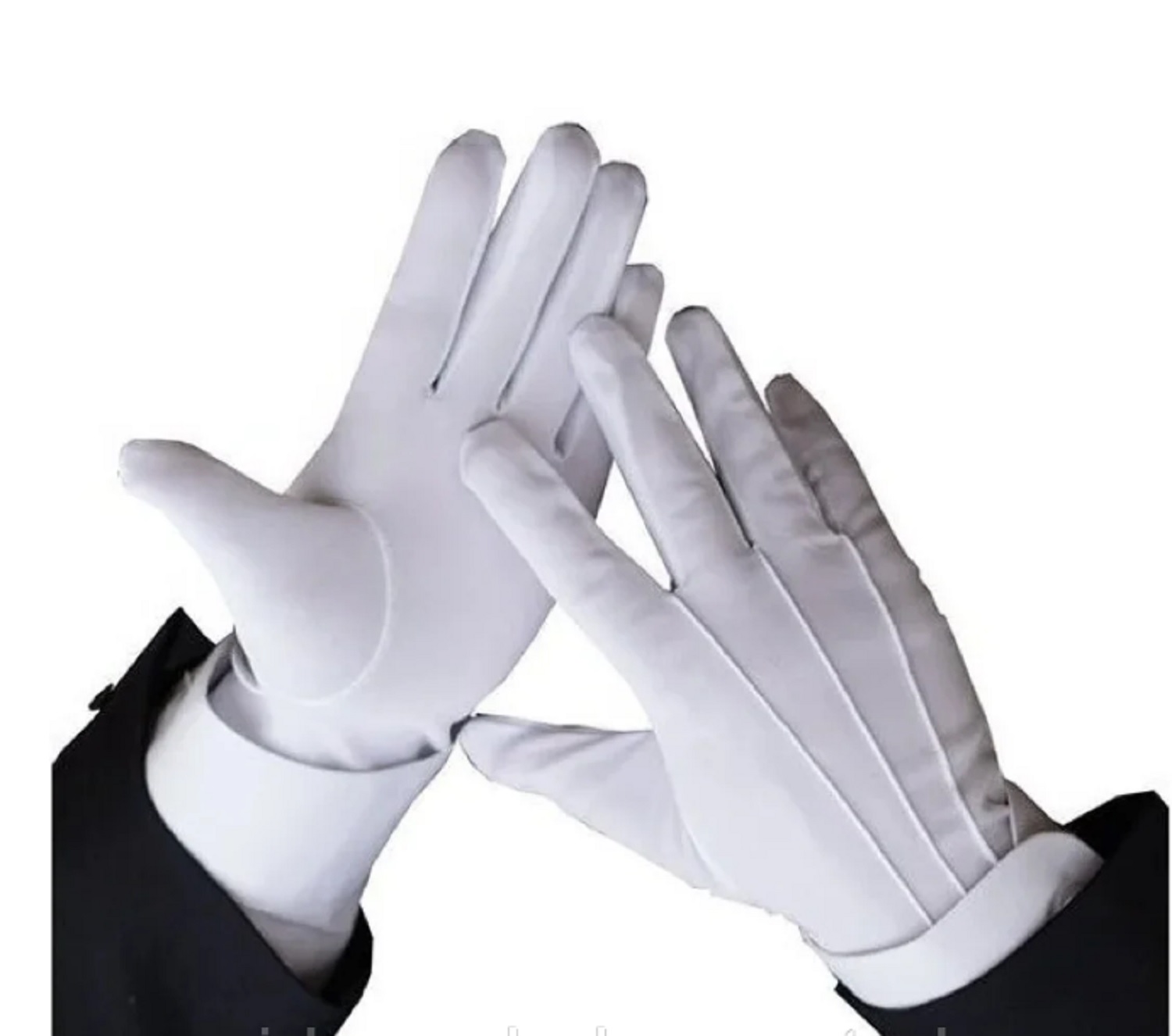 Перчатки тканевые белые  для официантов