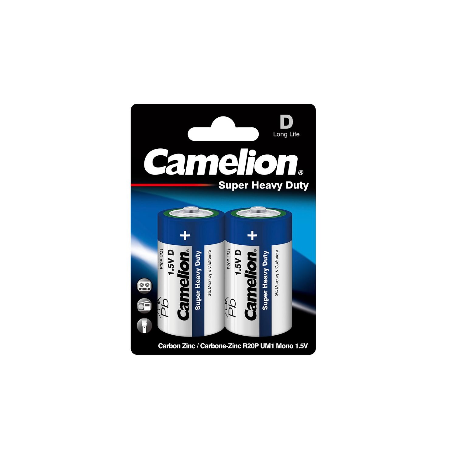 Батарейка формат D  2шт/уп Camelion