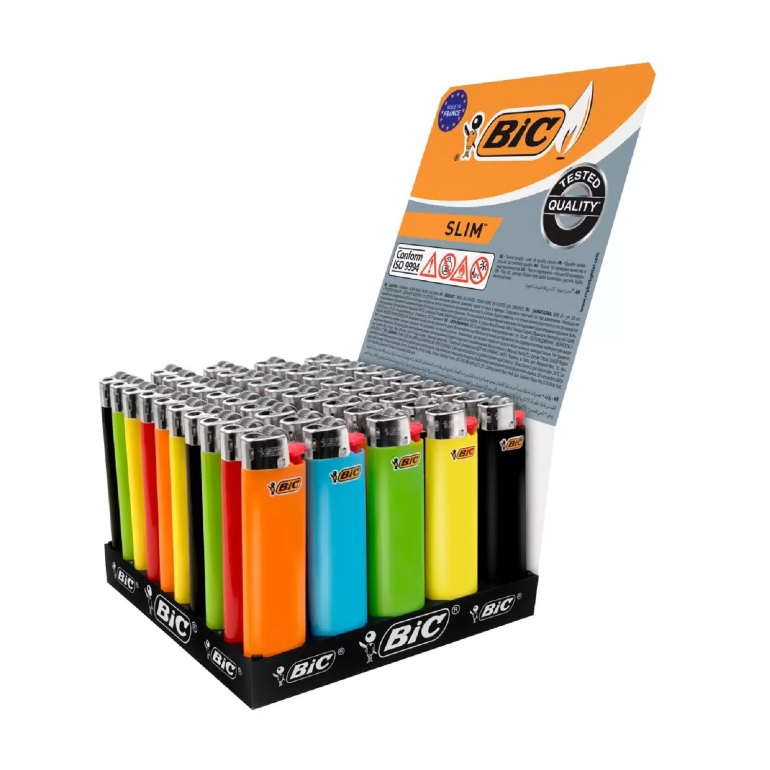 Зажигалка BIG J3 цветная