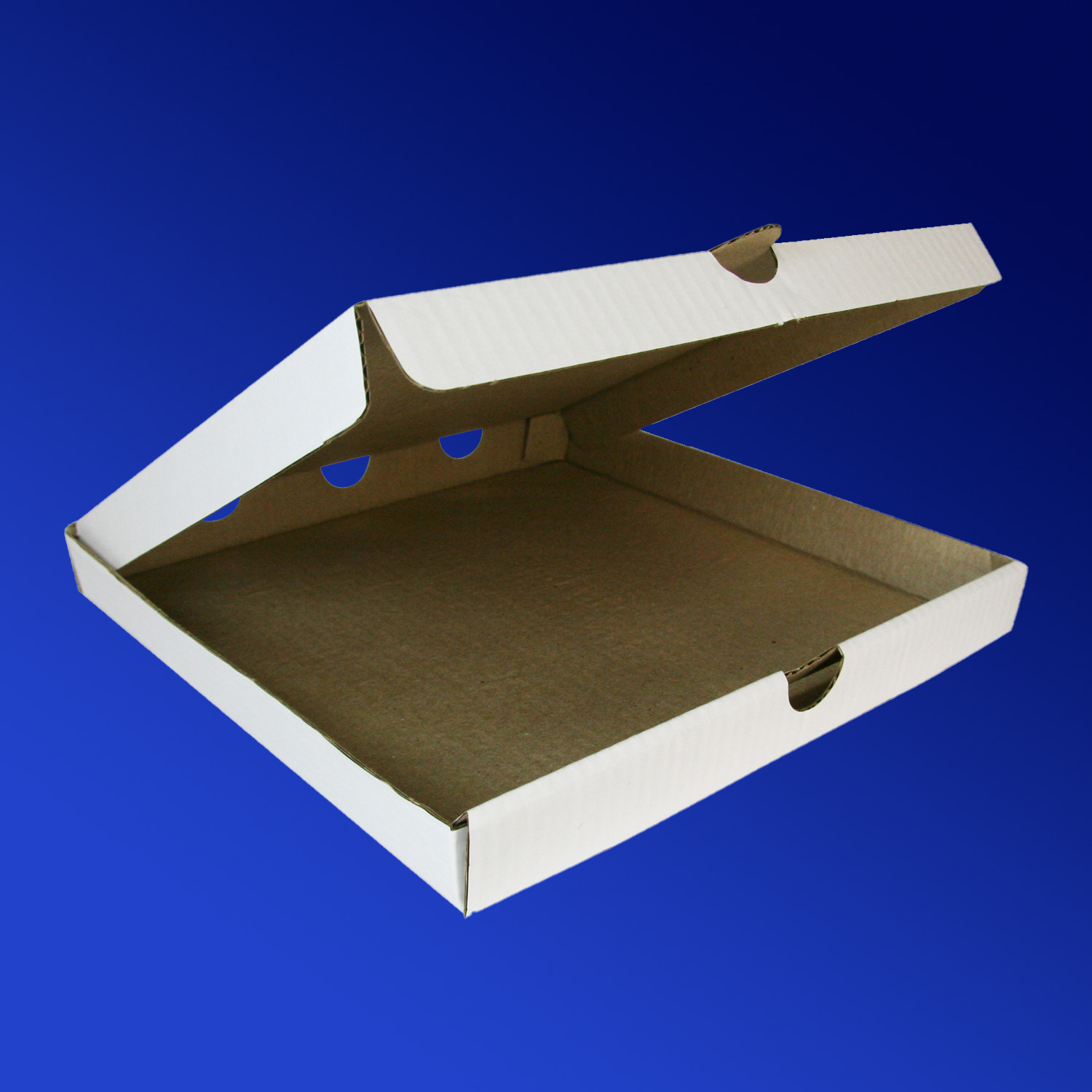 Пицца-коробка гофра 33х33х4,0см белая 50шт/уп