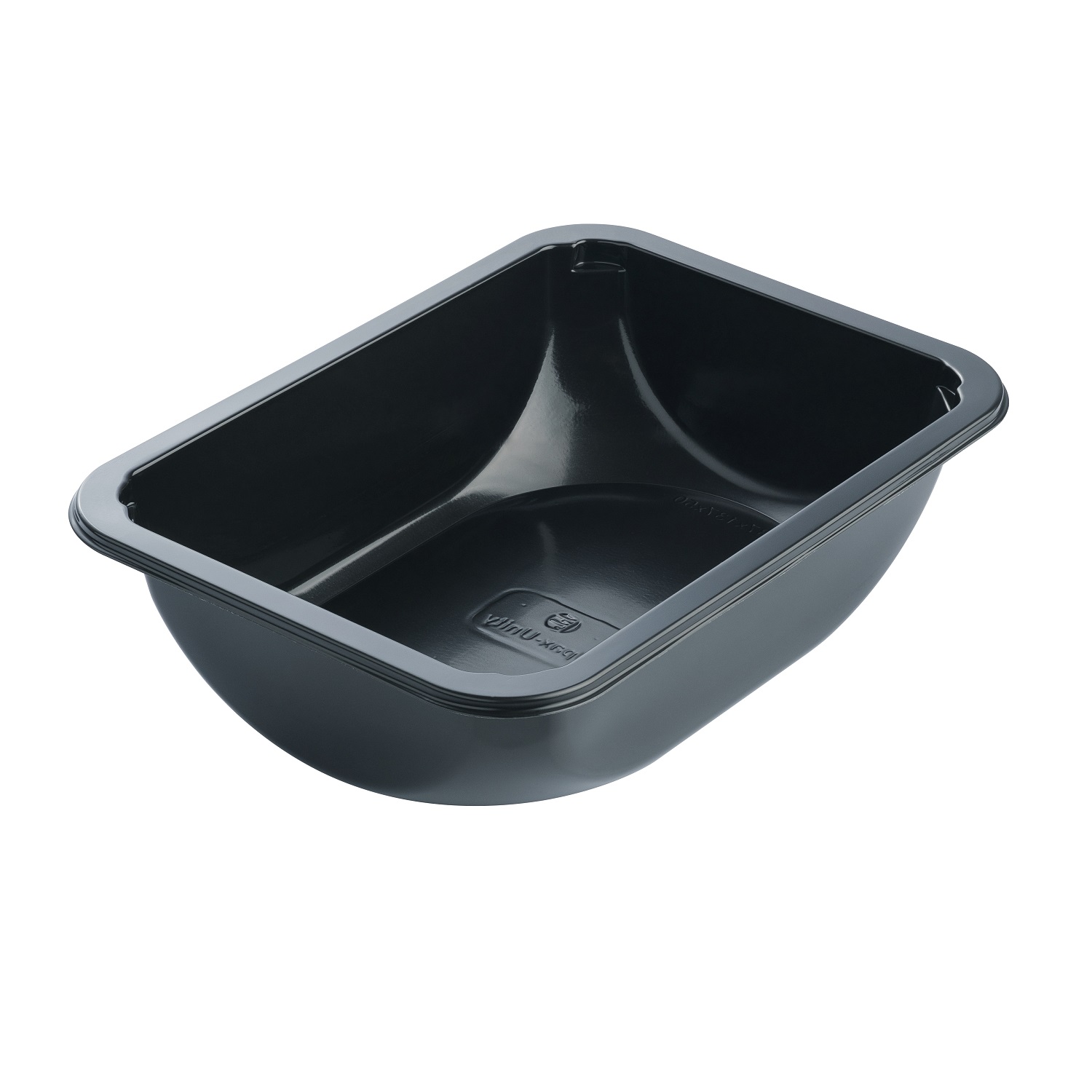 Лоток под запайку 18,7х13,7х5,0см 800 мл PP черный  480 штук в коробке Upax-Unity