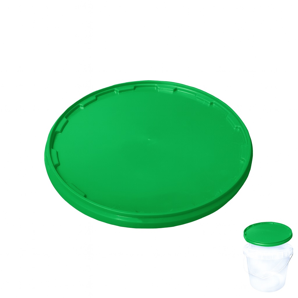 Крышка к ведерку  2300мл 000541TS зеленая PP