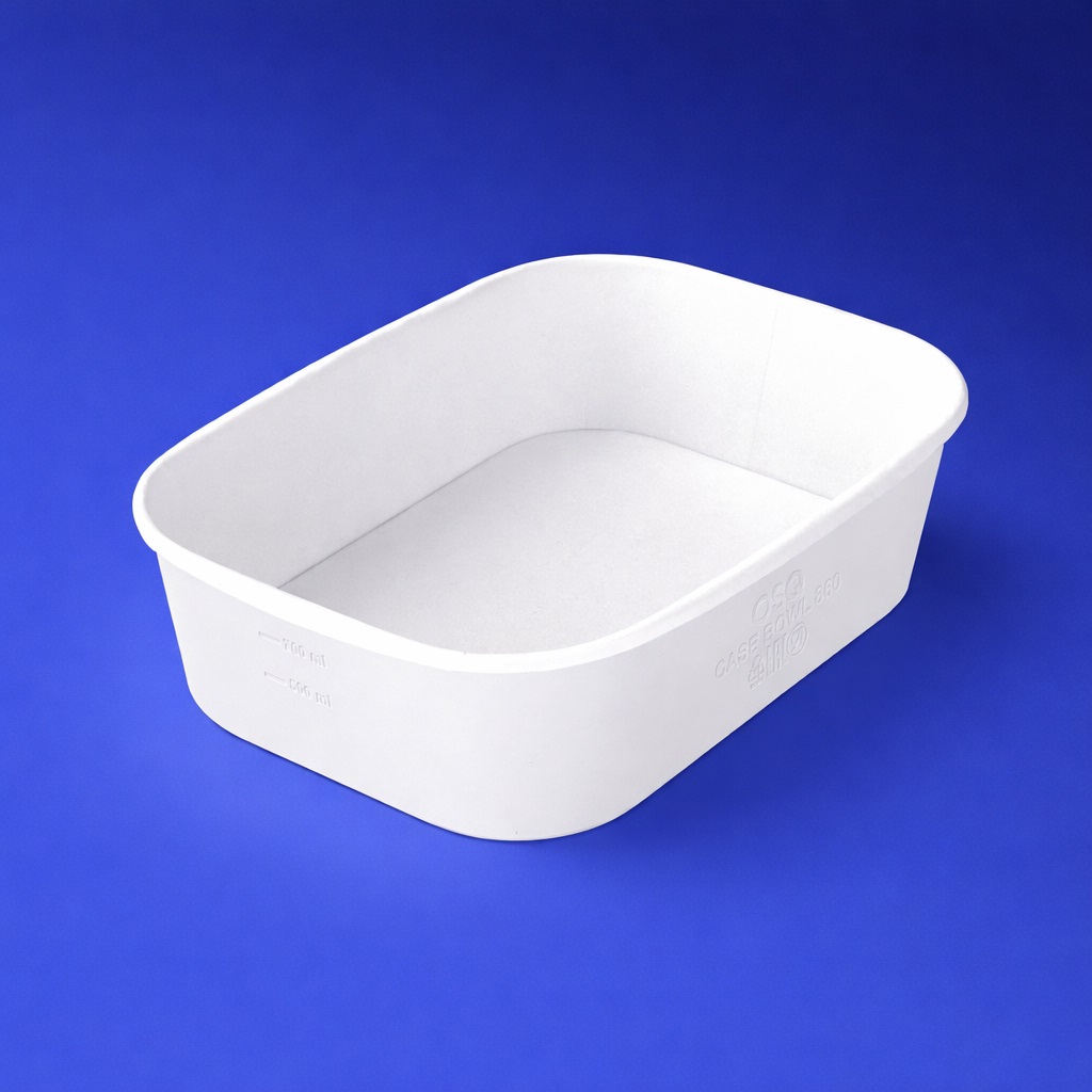 OSQ CASE BOWL 860 белый/белый WHITE EDITION 19,0х13,5х5,1см 860мл (крышка отдельно)