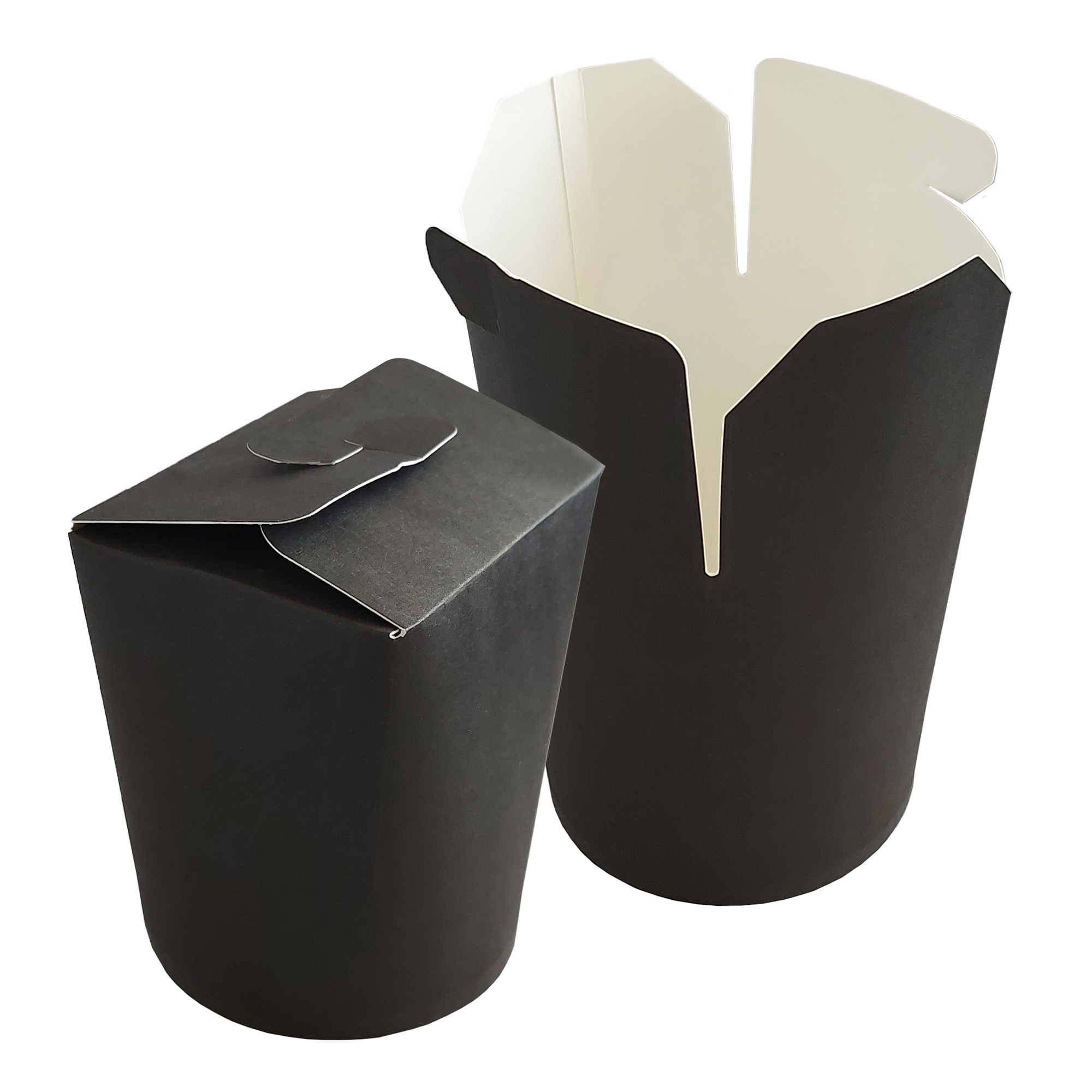 Упаковка для лапши Чайна-бокс 500мл черный d9,8см h9,5см