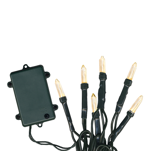 Гирлянда    7,6м теплобелая кабель черный таймер батарейки 96диодов 8функций LED outdoor