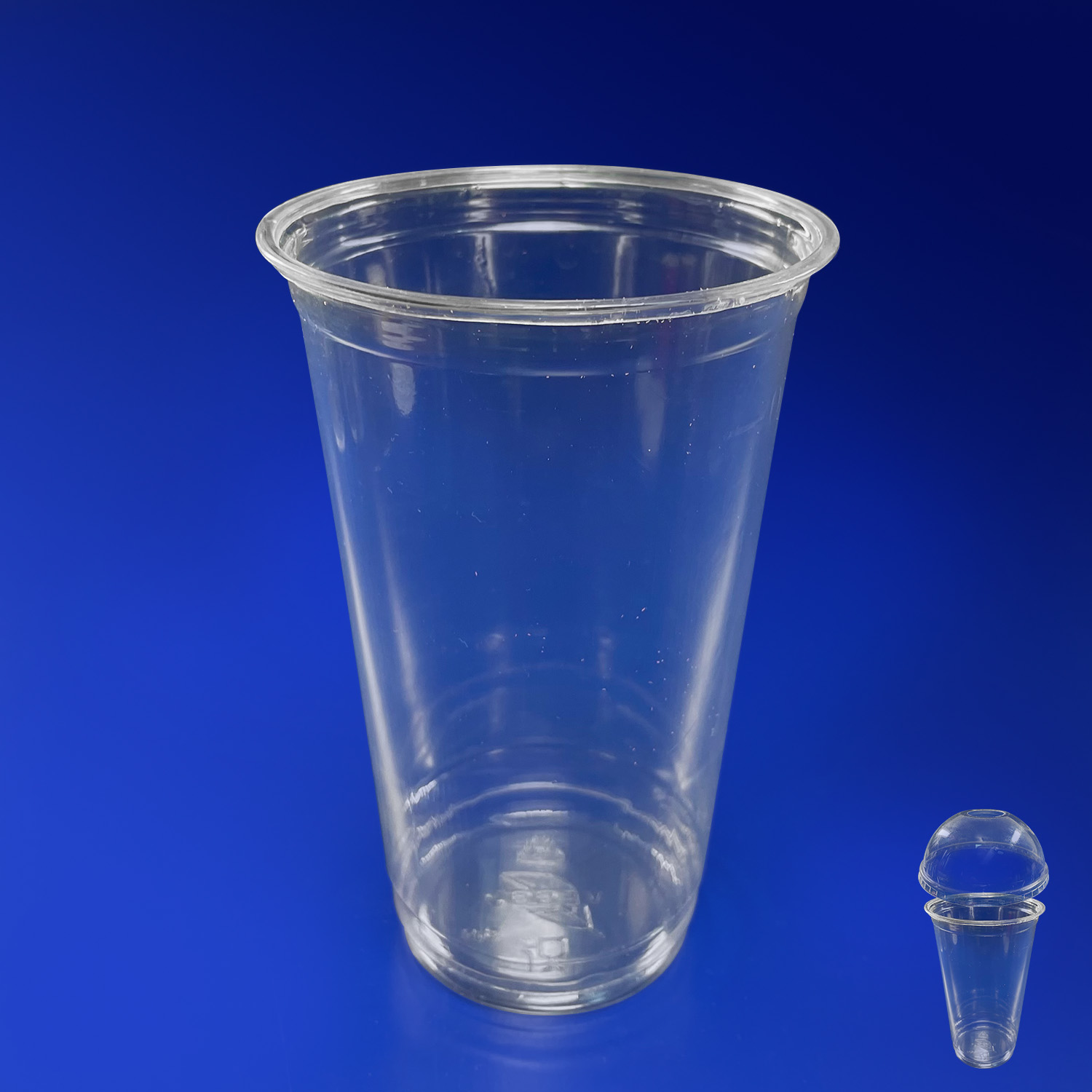 Стакан пластиковый PET 500мл прозрачный d9,5см 50 шт/уп