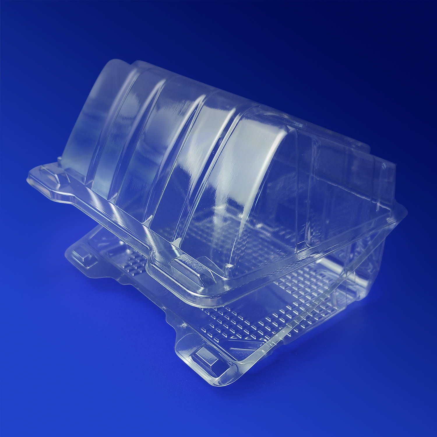Контейнер пластиковый  PET прозрачный  с нераздельной крышкой 16,2х14,7х5,0см 400 шт/кор