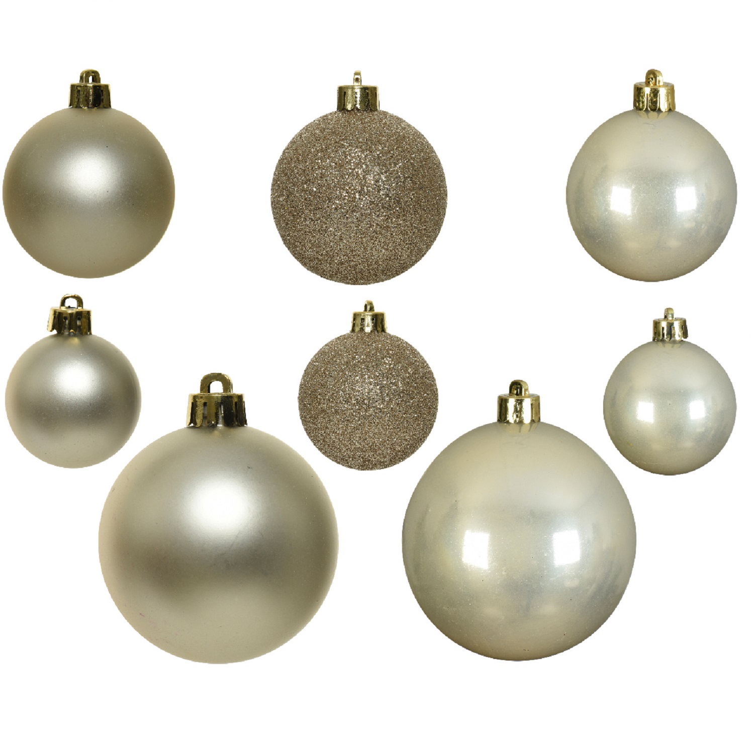 Шар перламутровый d 6/ 8/ 10см 26 шт/уп