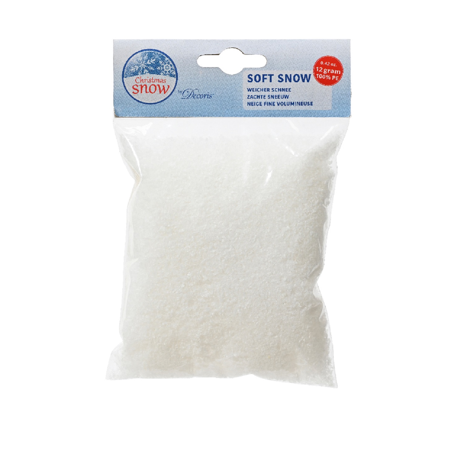 Снег мягкий белый 100г 100% полиэстер