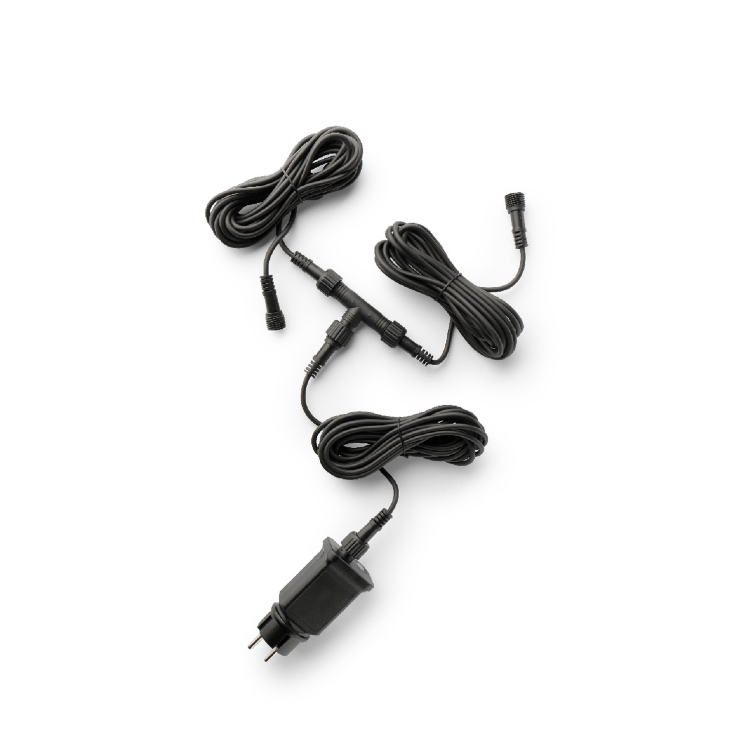 Кабель  10м черный стартовый  IP44 outdoor