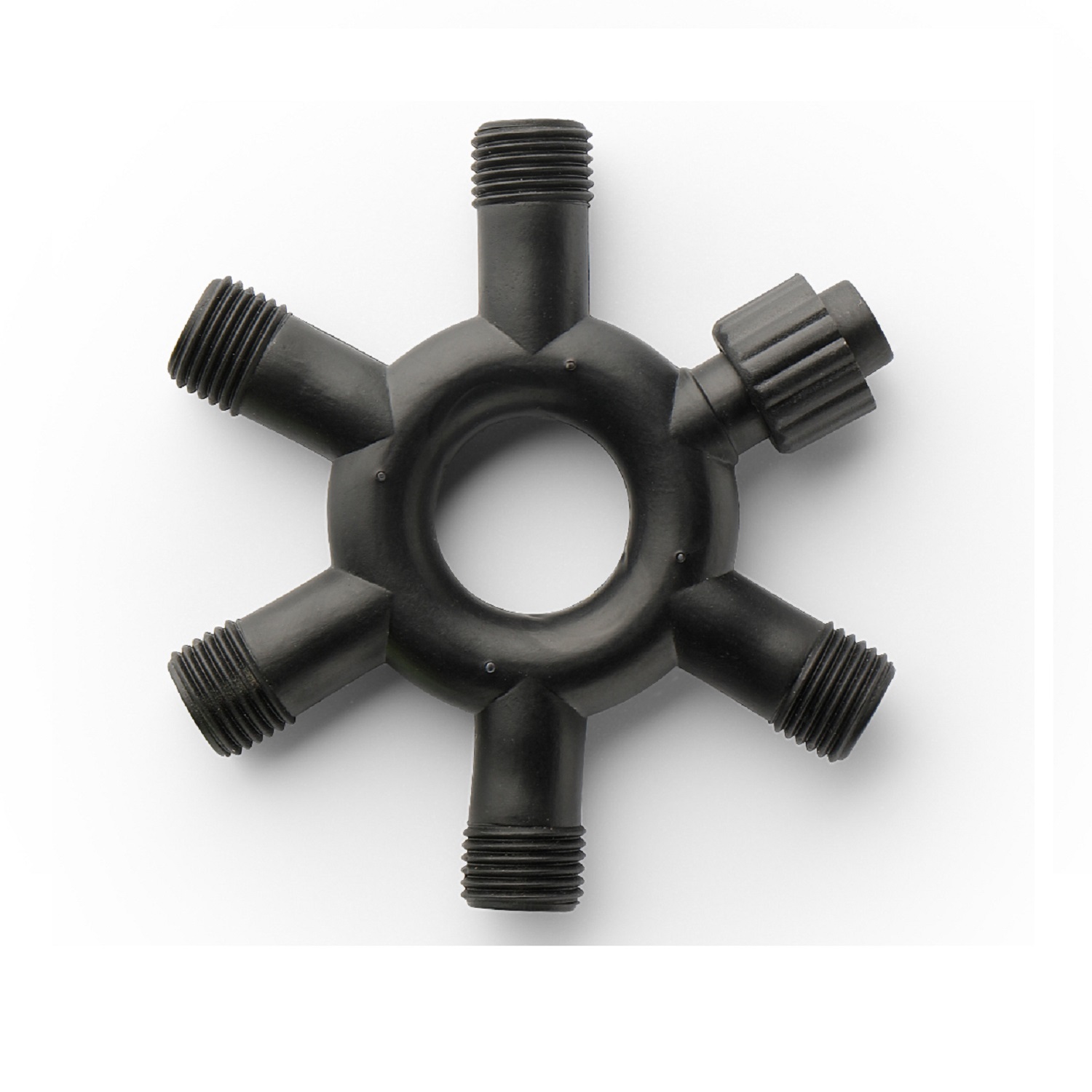 Соединитель кольцо на 5 соединений черный