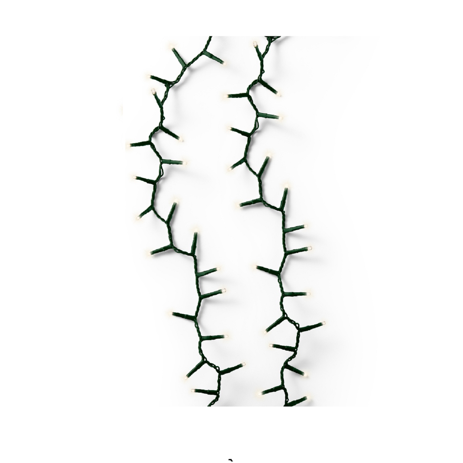 Гирлянда цепочка 22,5м теплобелая кабель зеленый с эффектом мерцания 8 функций таймер 8/16ч 1000 LED IP-44 indoor/outdoor