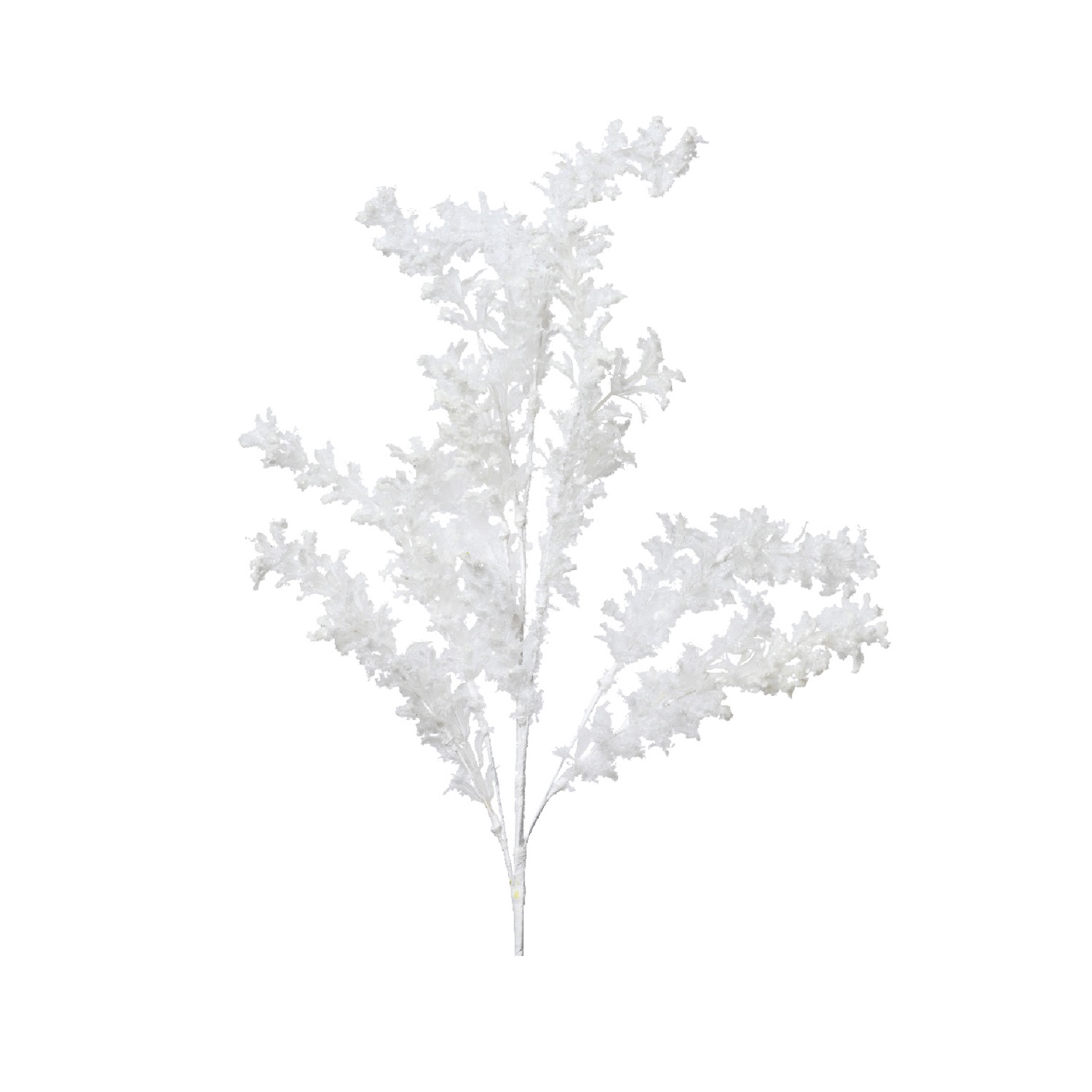 Декор Веточка белая 75см