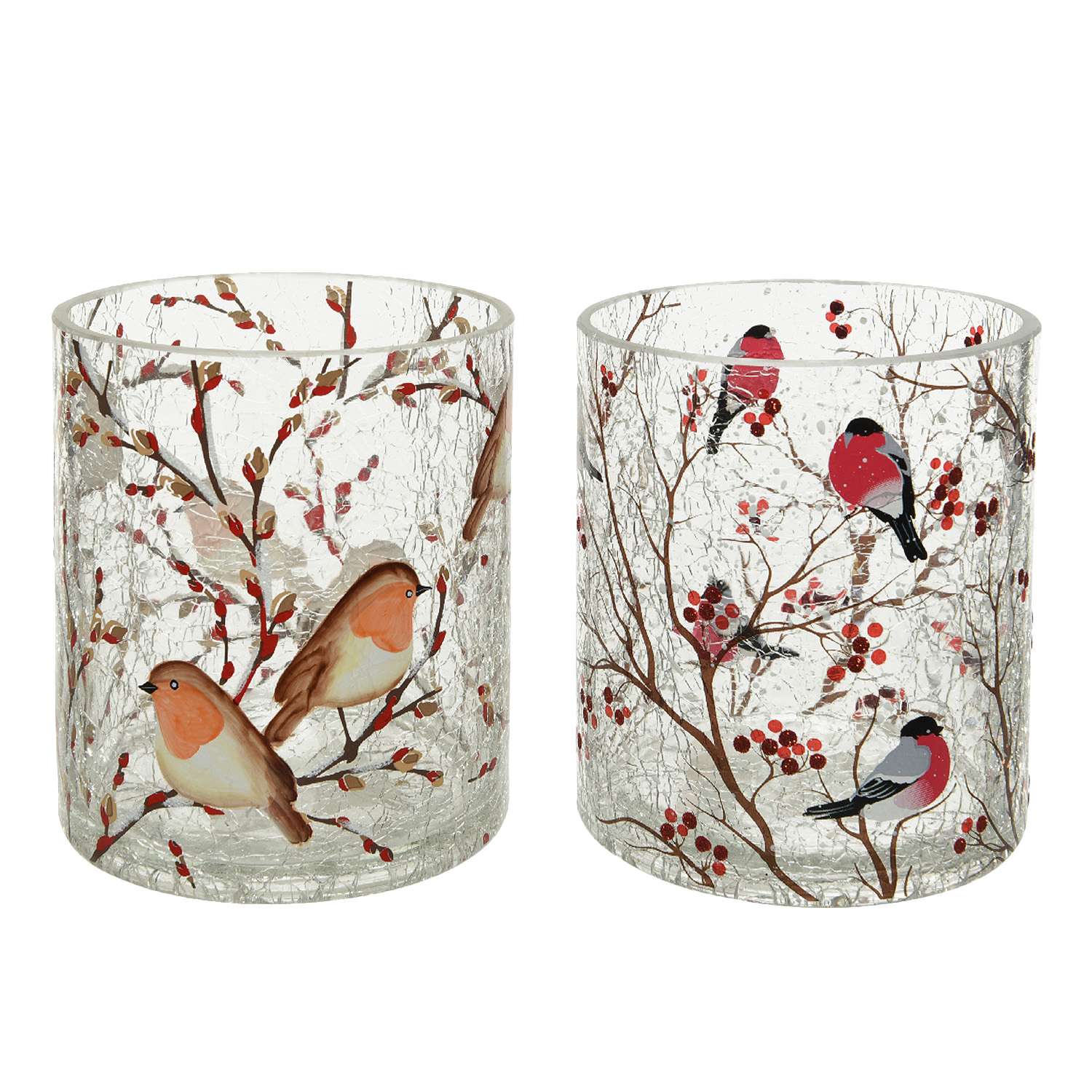 Тарелка декоративная стекло d20см прозрачная алмазная резьба