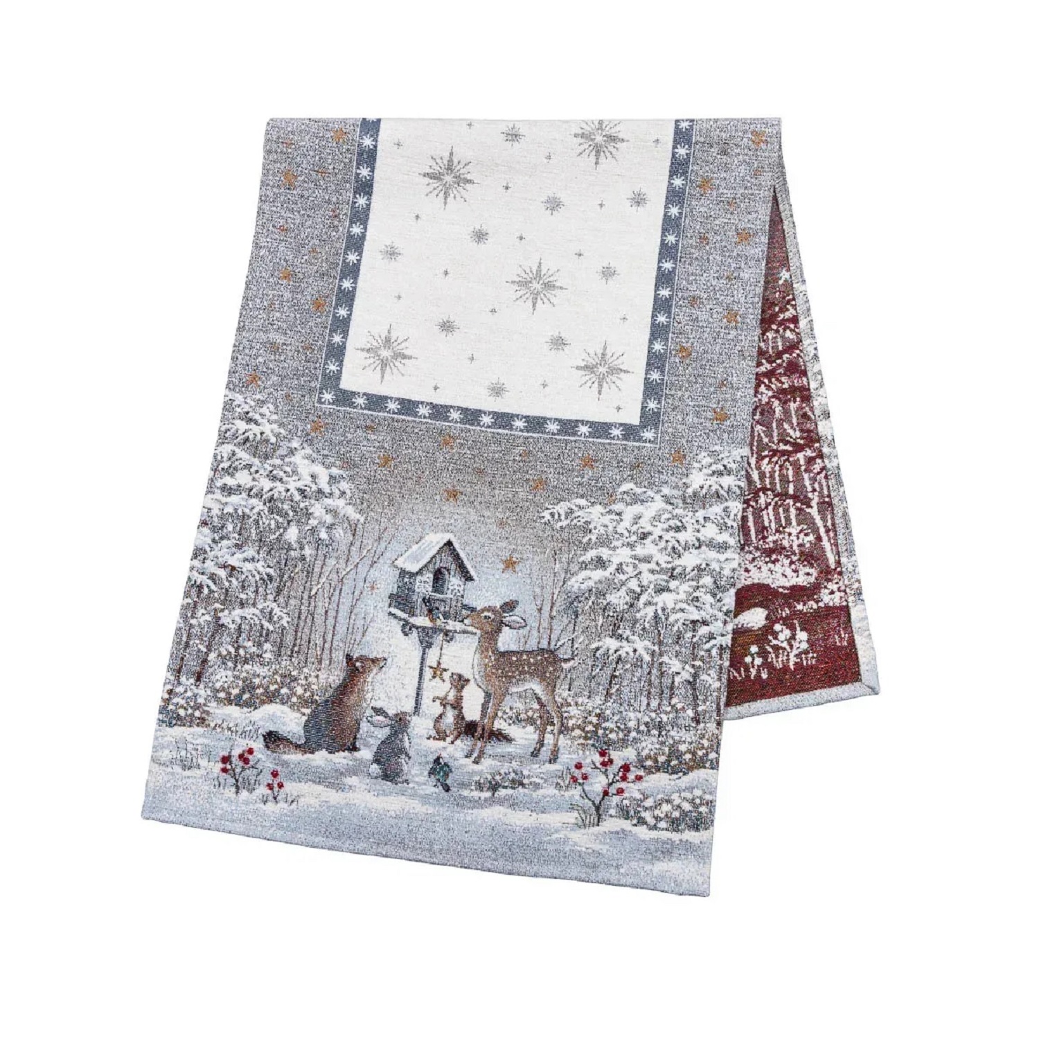 Настольная дорожка Сказочный лес 45х140см гобелен без люрекса MICRO854-45