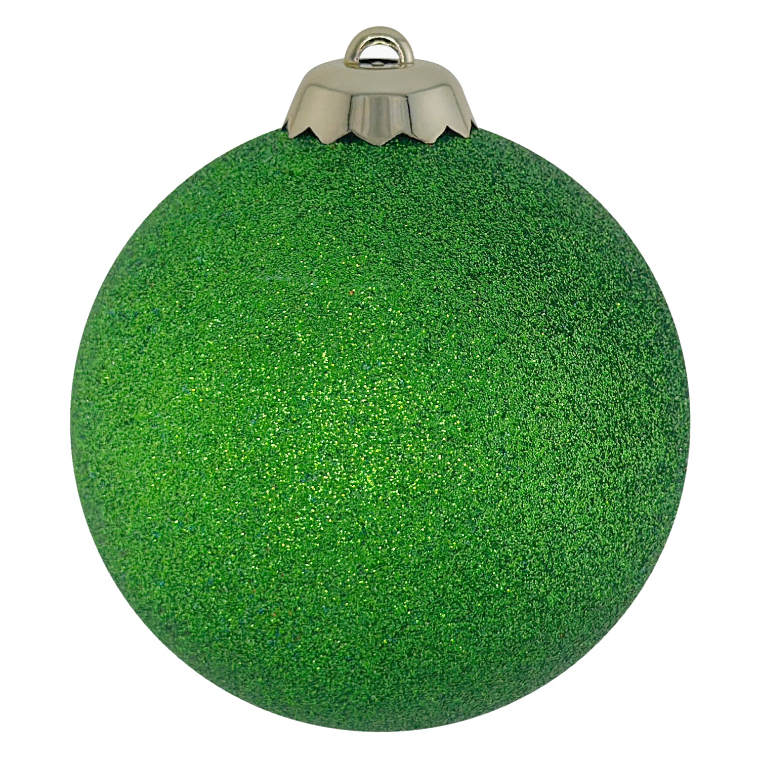 Шар зеленый с блеском d8см