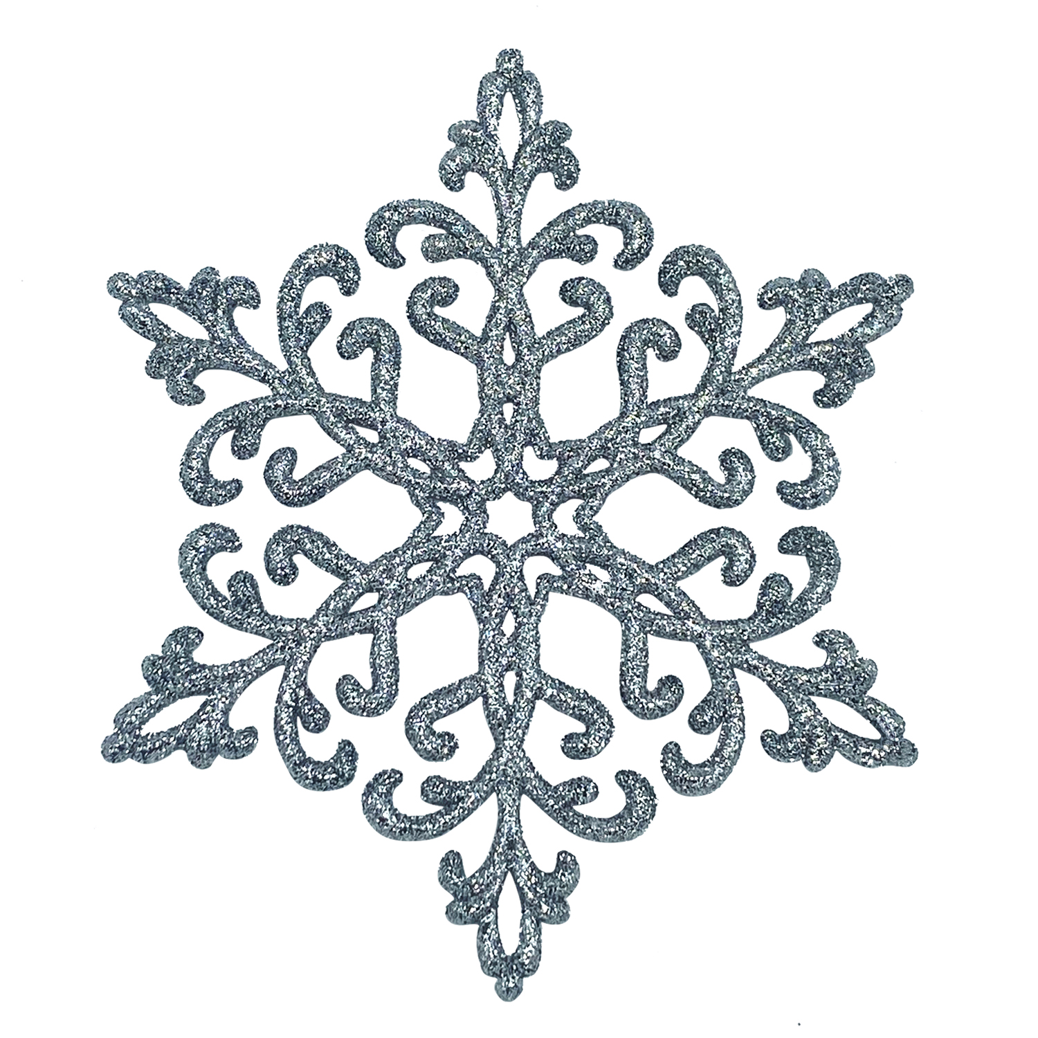 Декор Снежинка Кристалл эконом 12х3см