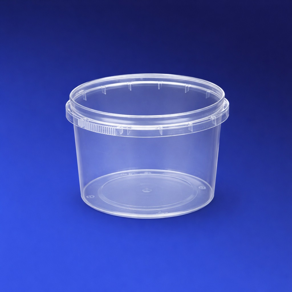 Банка  280мл РР прозрачная d9,24х6,35см (крышка отдельно)