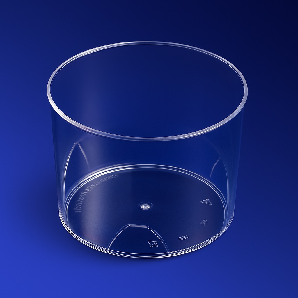 Креманка пластиковая h5,7см d7,8см 200мл  20шт/уп