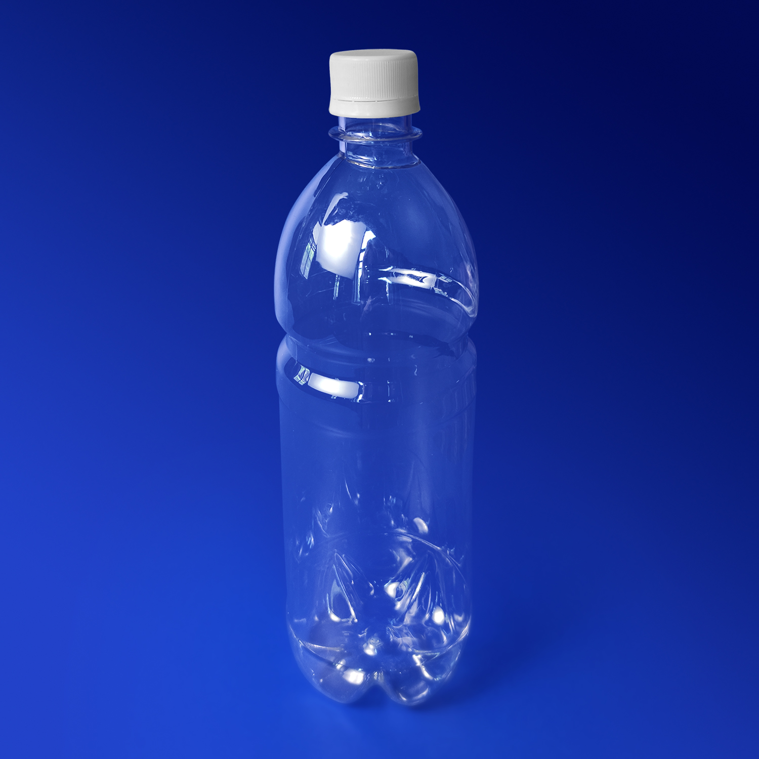 Бутылка 1000мл PET  прозрачная с крышкой диаметр горловины 2,8см h26,8см диаметр дна 7,0см