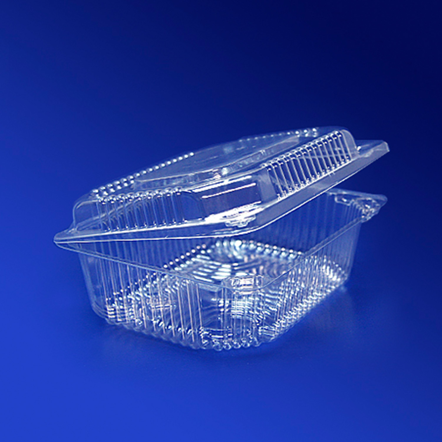 Контейнер пластиковый    540мл PET прозрачный с нераздельной крышкой 12,0х9,0х5,0см 450 шт/кор ПР-К-8 ПЭТ А