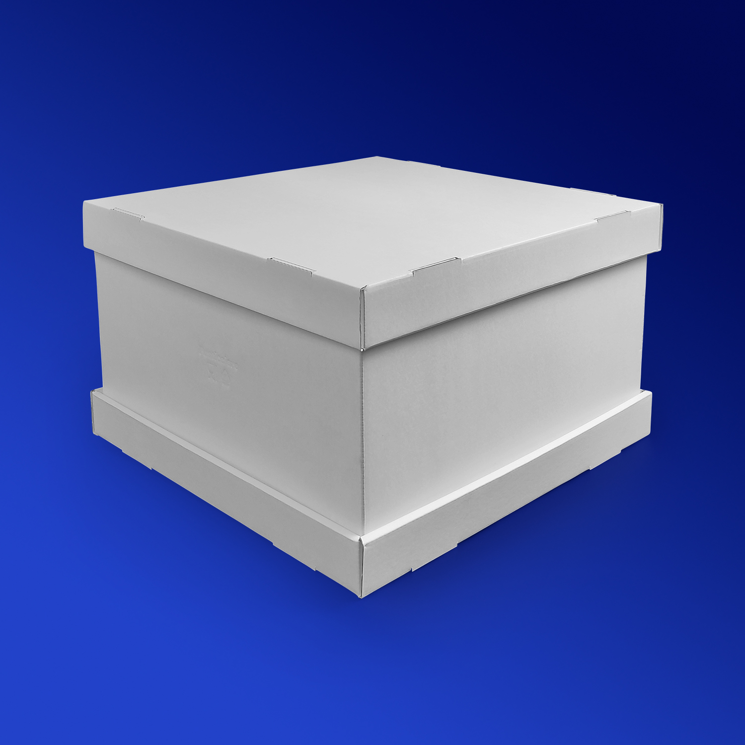 Коробка для торта белая Strong White 30,0х30,0х20,0см