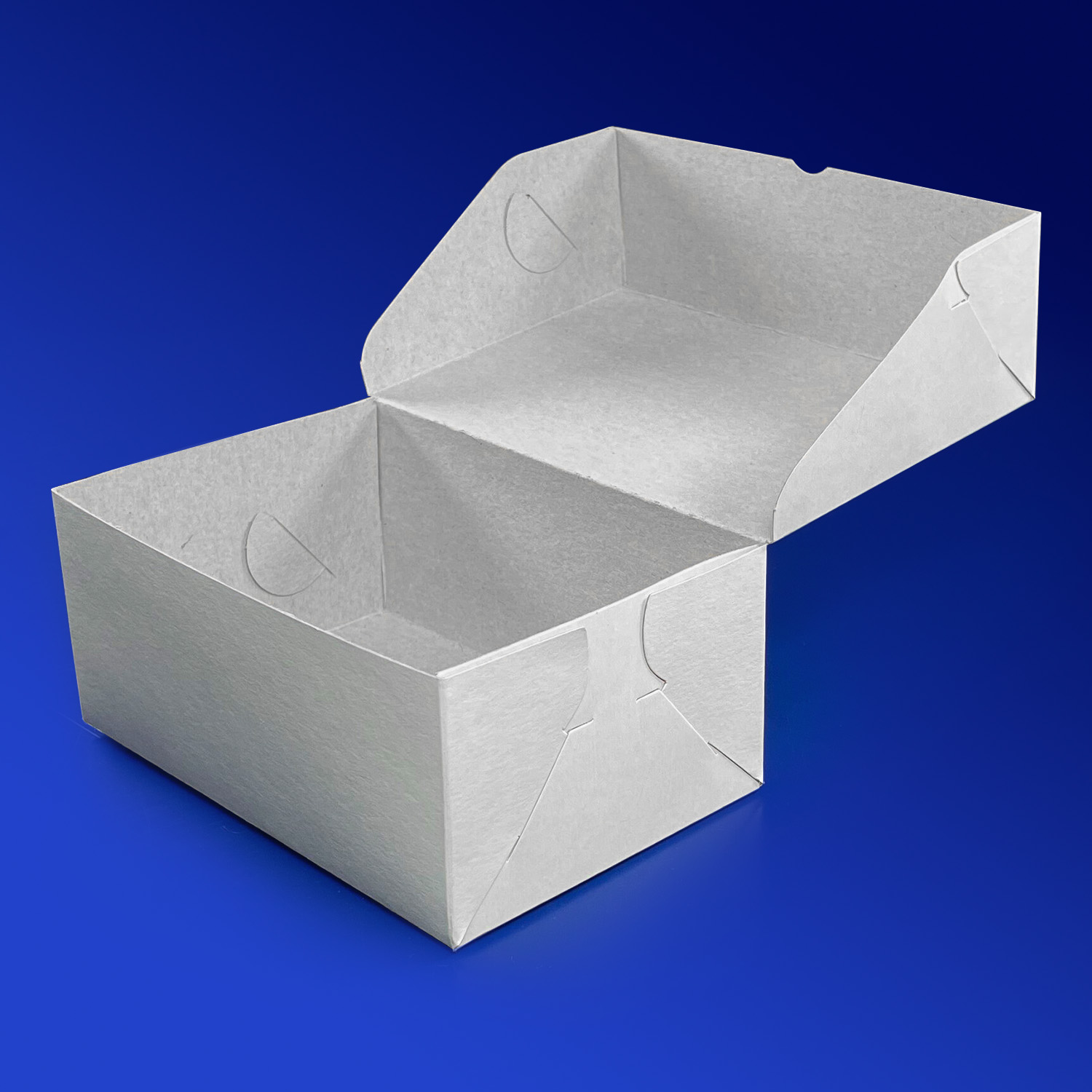 Упаковка для пирожного 13,5х9х6см картон белая 200шт/уп