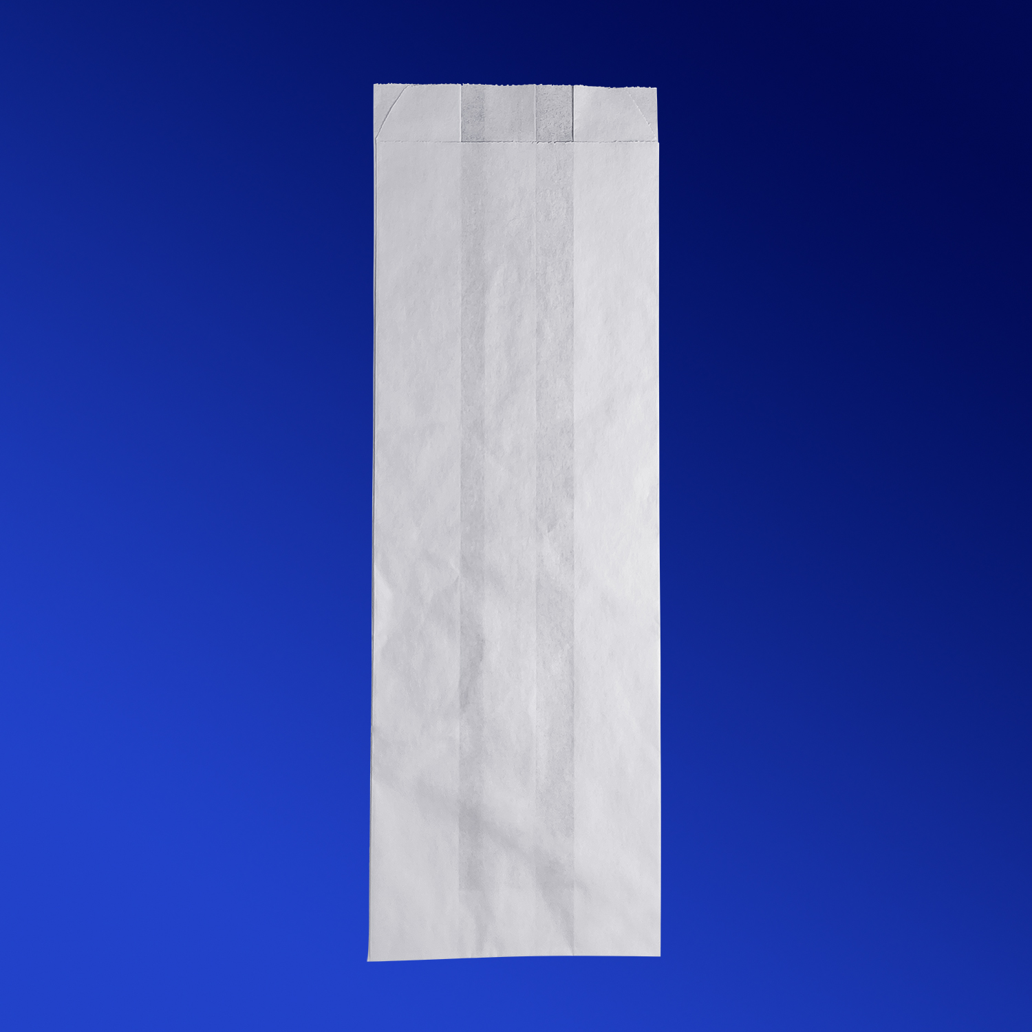 Пакет бумажный V-дно 30,0х10,0х6,0см белый жиростойкий 40гр/м2