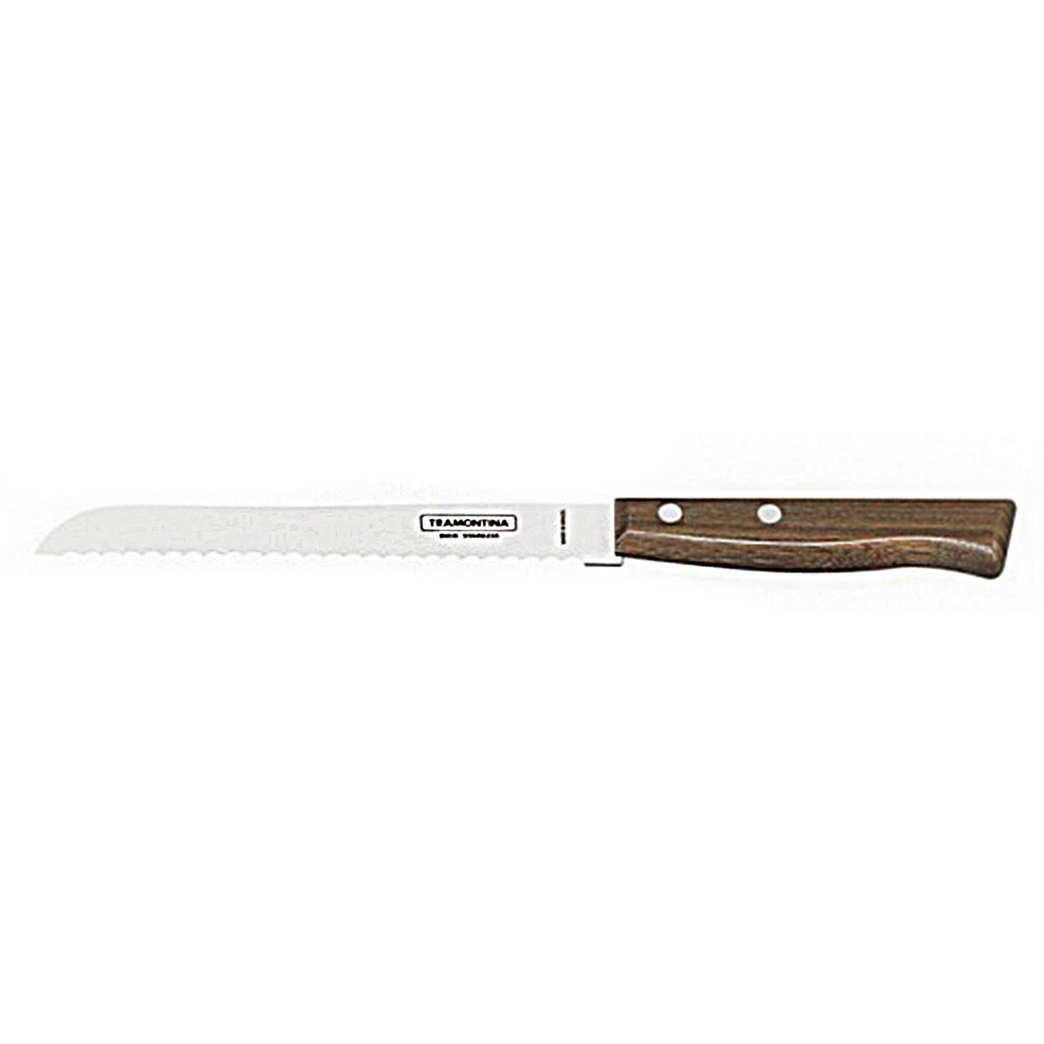 Нож Tradicional 178мм/295мм для хлеба закругленный коричневый