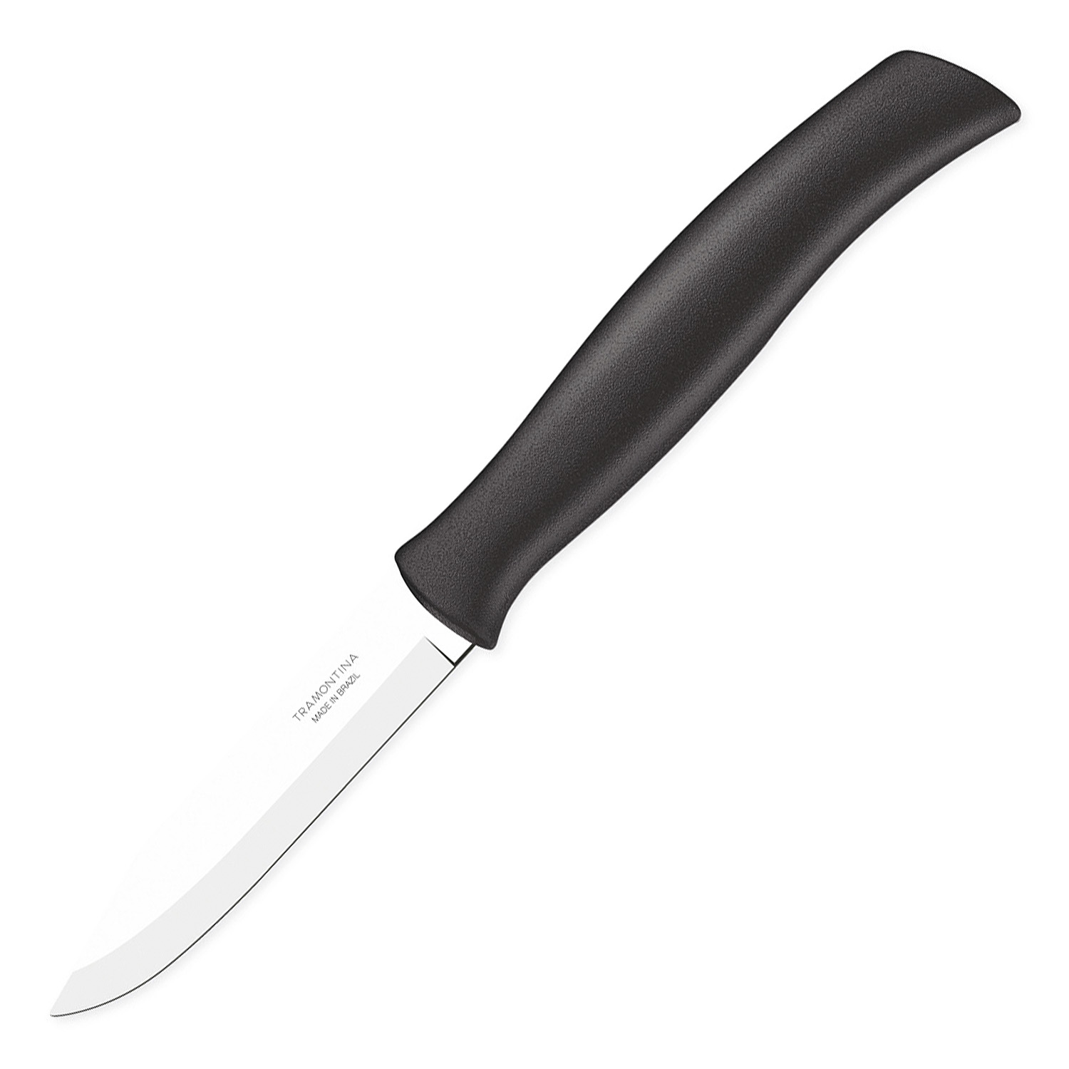 Нож Athus  76мм/182мм для овощей черный  3 шт/уп