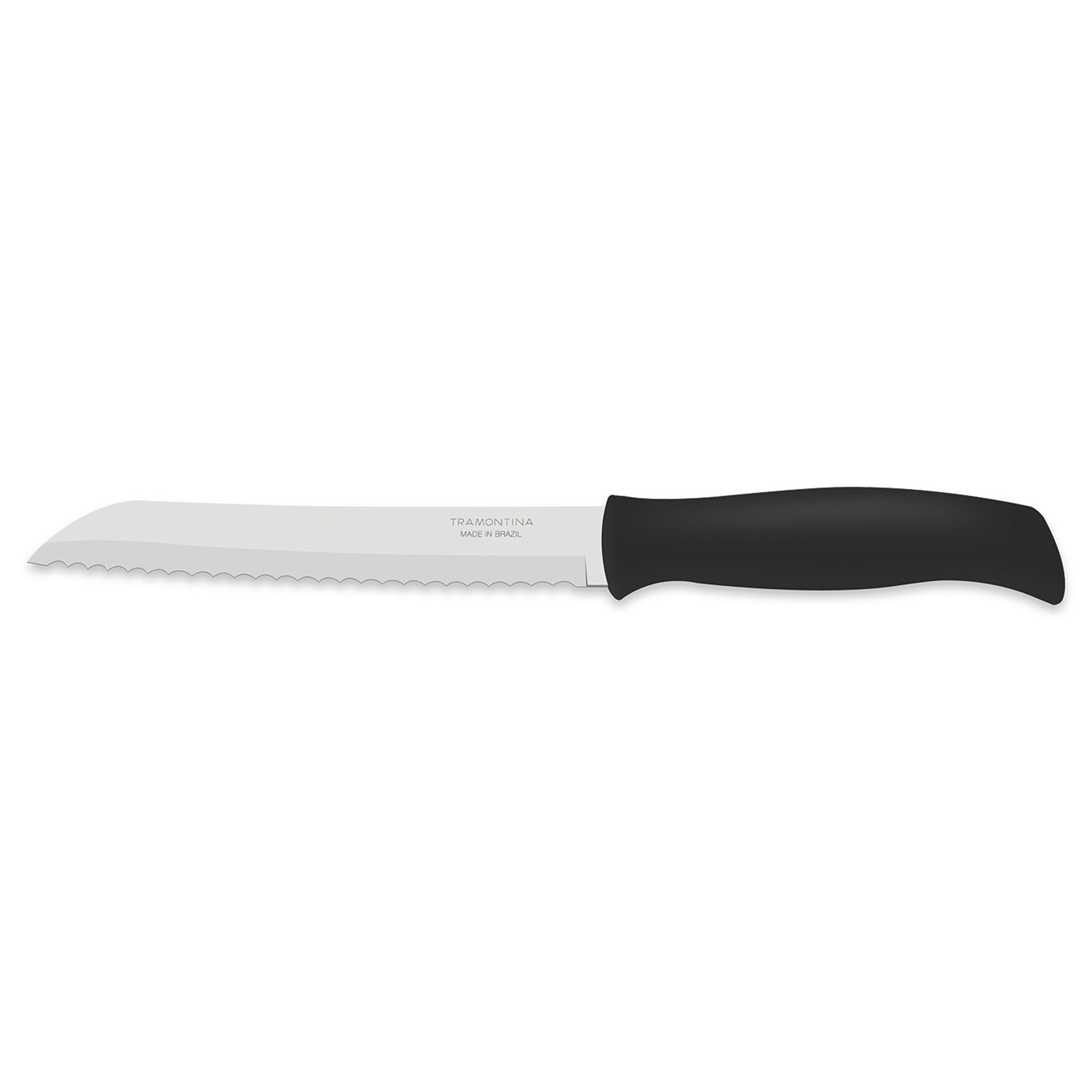 Нож Athus 178мм/294мм для хлеба заостренный черный