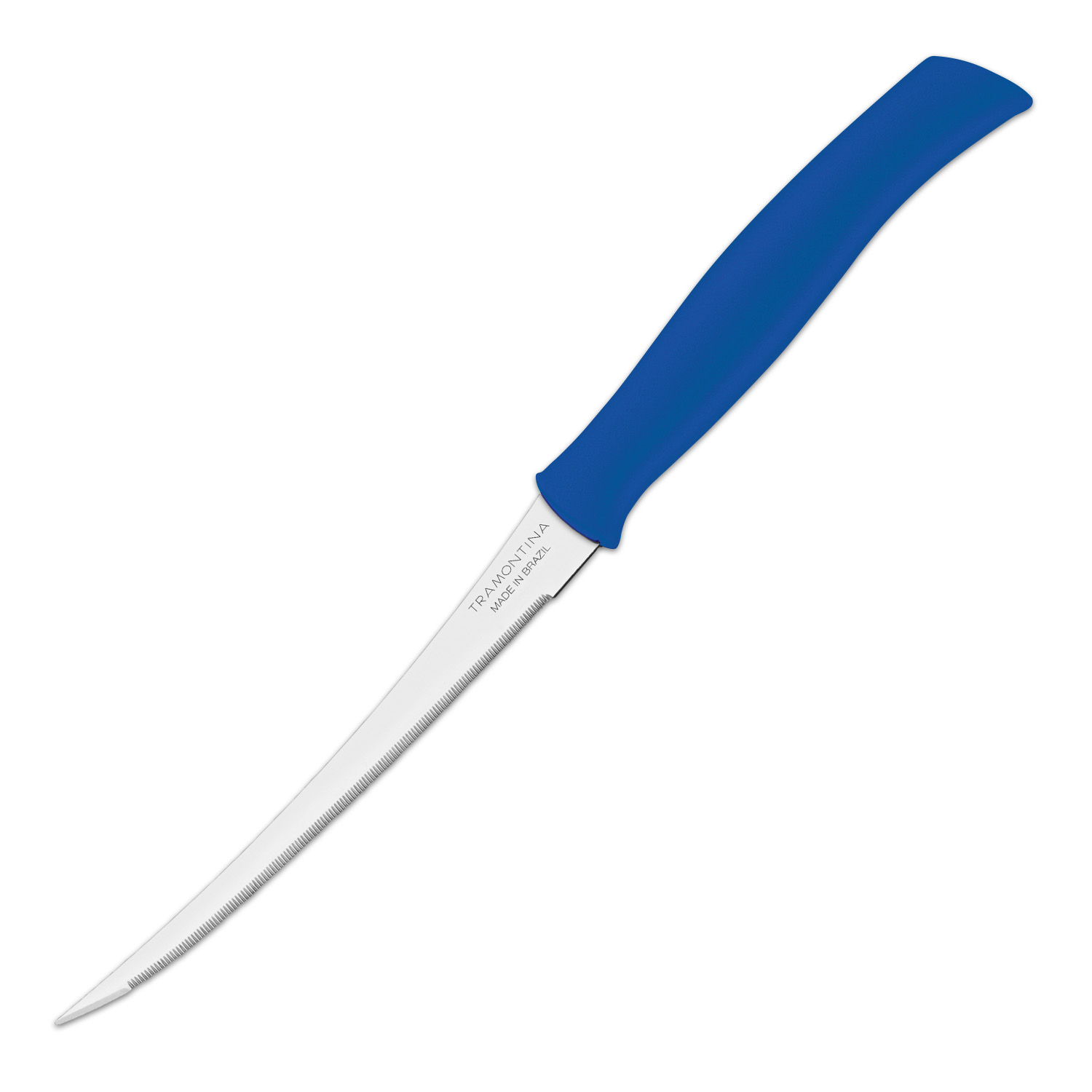Нож Athus 127мм/227мм для томата синий