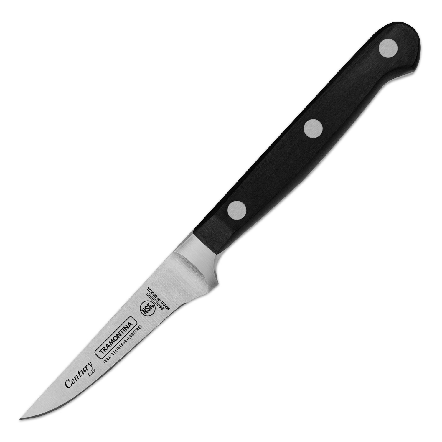 Нож Century  76мм/175мм для овощей черный
