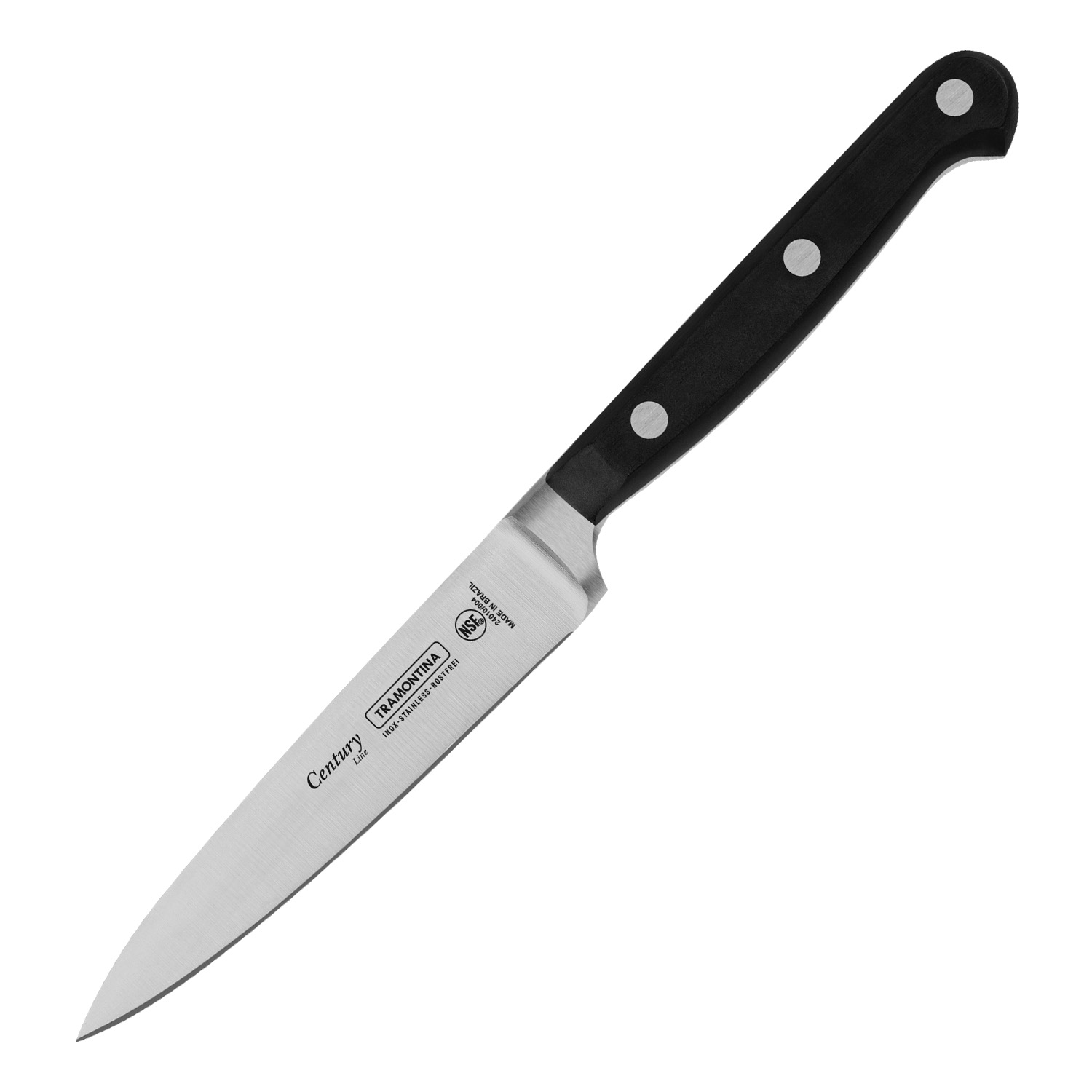 Нож Century 102мм/210мм кухонный черный
