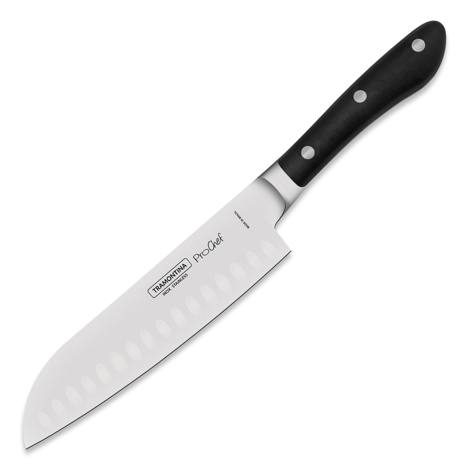 Нож ProChef  178мм/317мм кухонный SANTOKU (в коробке) черный
