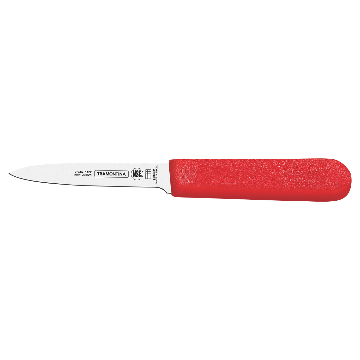 Нож Professional Master 102мм/199мм для овощей красный