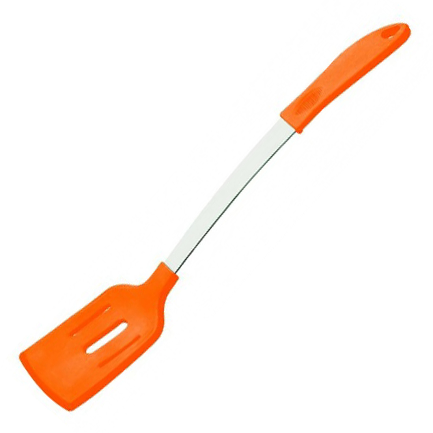 Лопатка кухонная силиконовая Creative оранжевая 41,5см