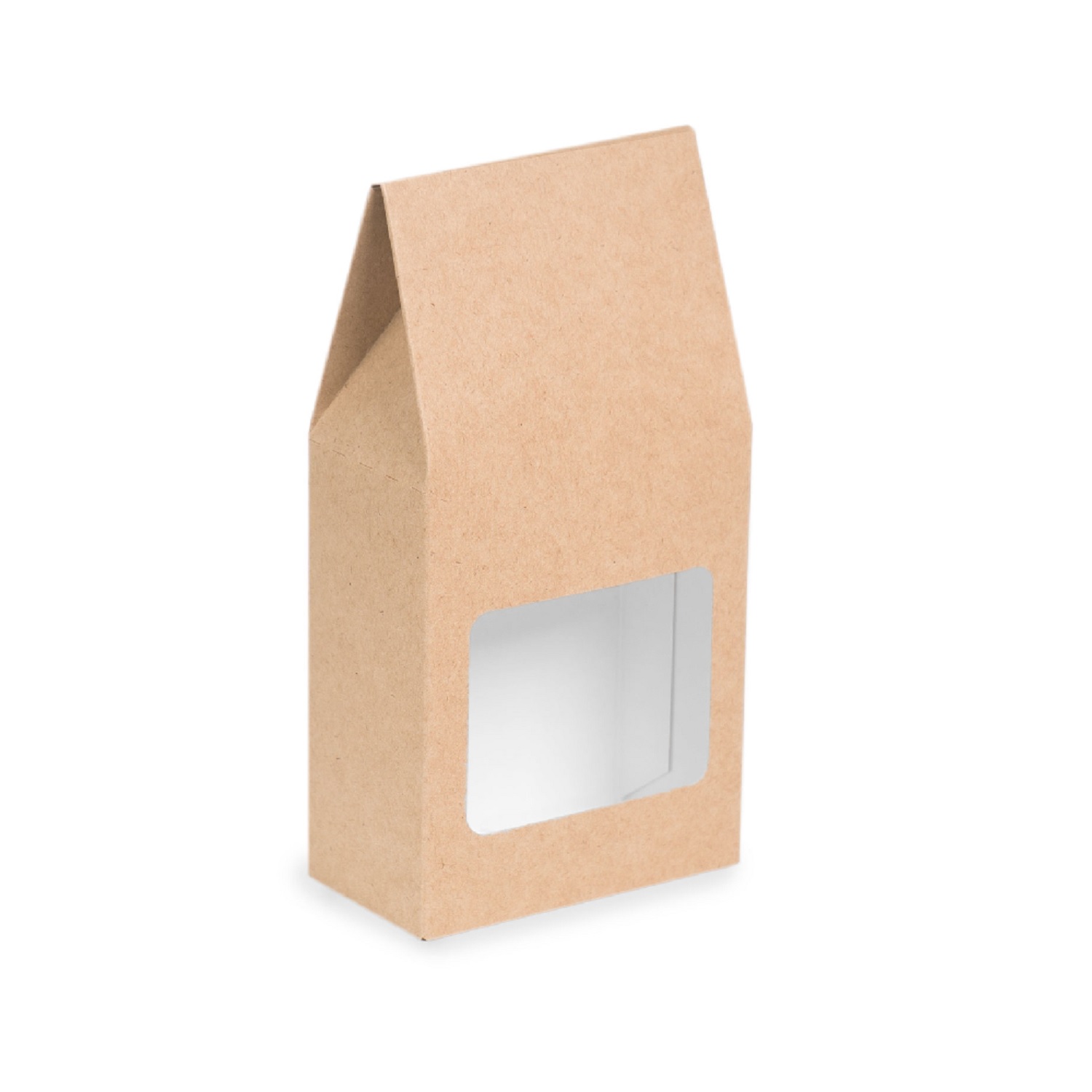 OSQ Tea Box Упаковка для сыпучих продуктов 18,2х9,2х5см с окном (без пленки)