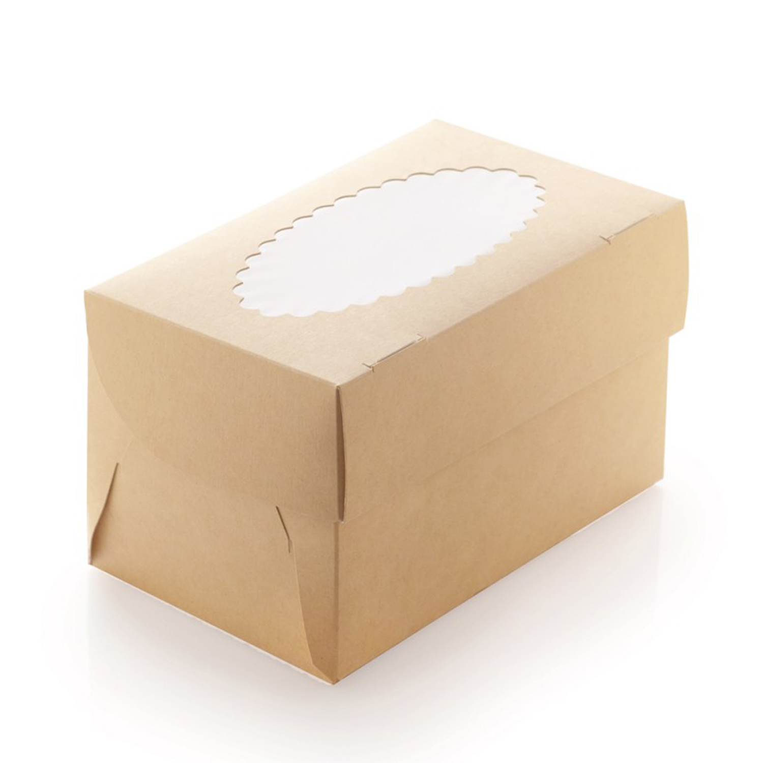 Упаковка для кексов и маффинов 16х10х10см ECO MUF 2